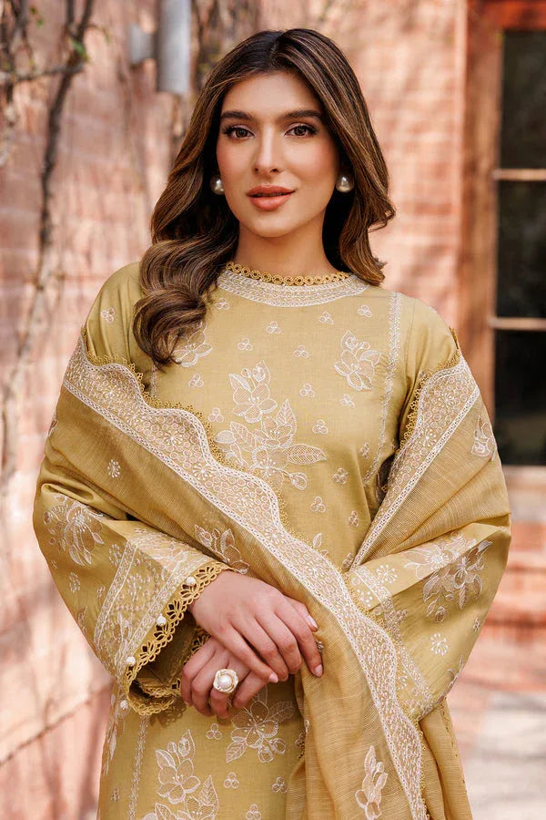 Farasha | Dastoor Embroidered Lawn SS24 | TUSCANY DREAM - Rang-e-Khaas