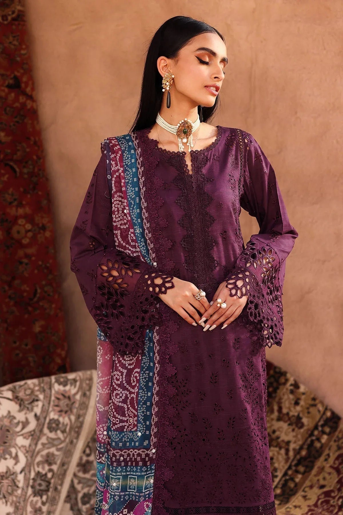 Nureh | Bazaar Lawn | NE-161 - Rang-e-Khaas