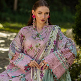 Elaf Premium | Print Chikankari 25 | ELK-03B PRINCESS ROSE