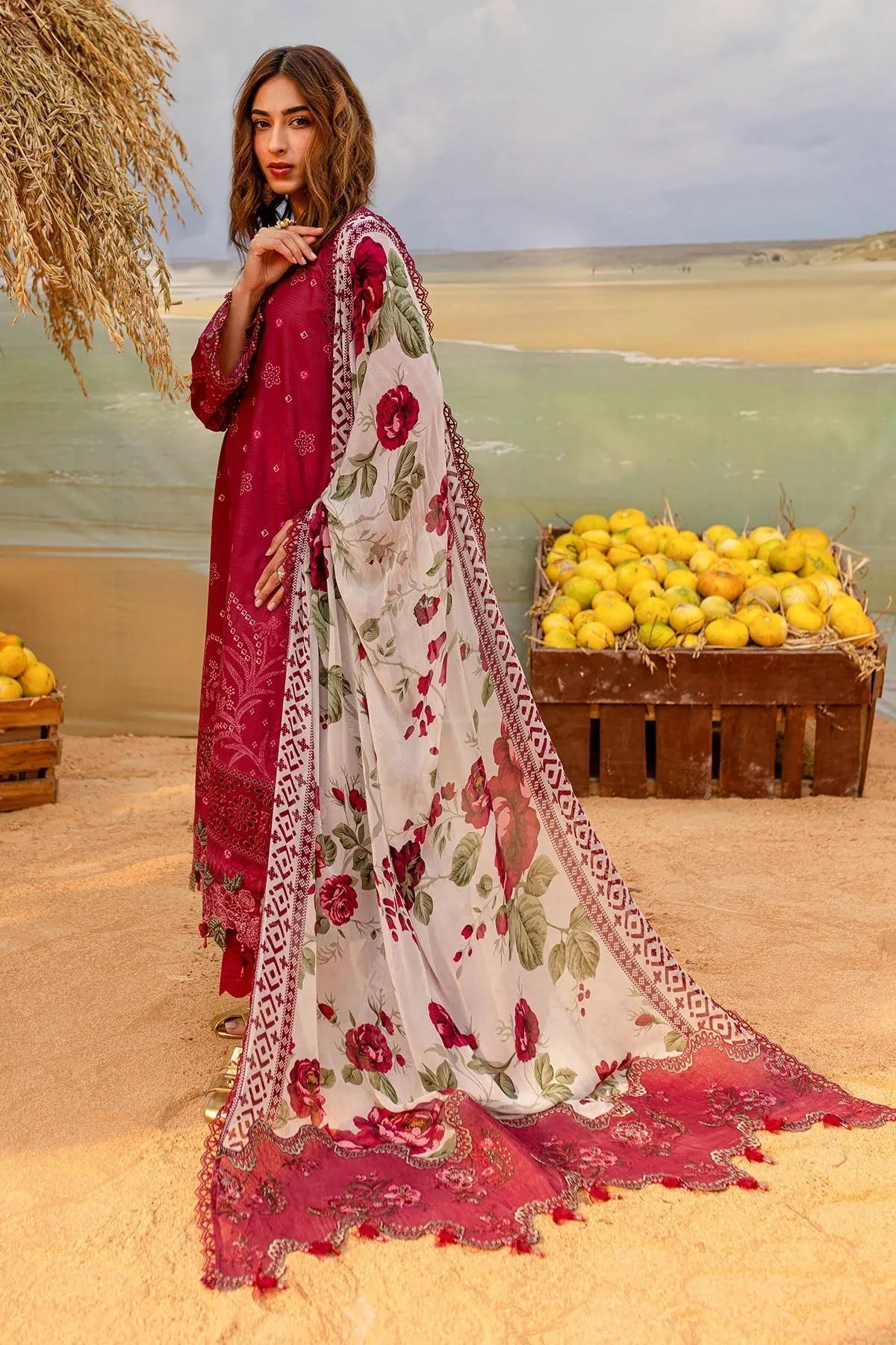 Nureh | Gardenia Lawn 25 | NSG-181 - Rang-e-Khaas