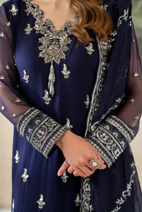 Declare | Chiffon Luxe | LUNE LFP-1110 - Rang-e-Khaas