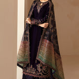 JAZMIN__Embroidered Velvet Formal VF-2027
