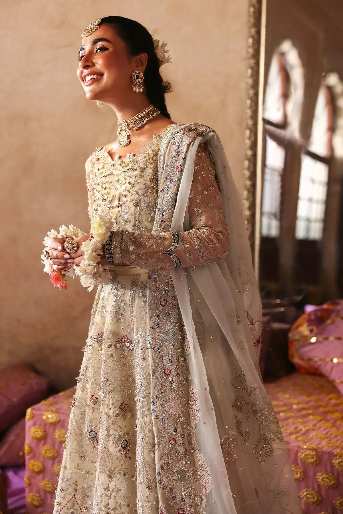 Nureh | Jhoomro Wedding Formals | NL-72 CHANDNI - Rang-e-Khaas