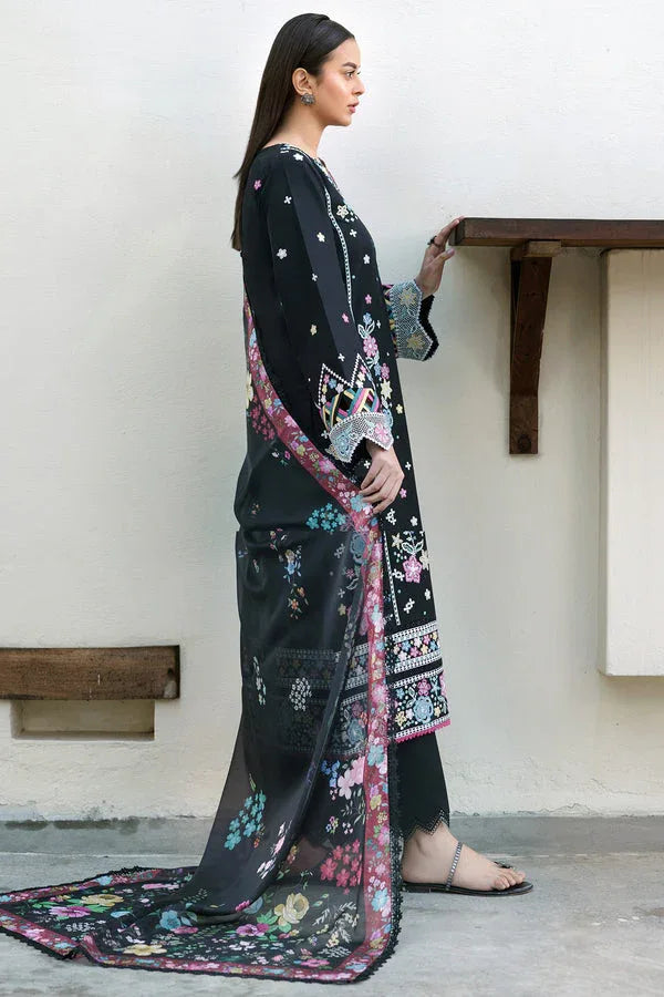 Farasha | Summer Weaves Embroidered Lawn | Ember Shadow - Rang-e-Khaas