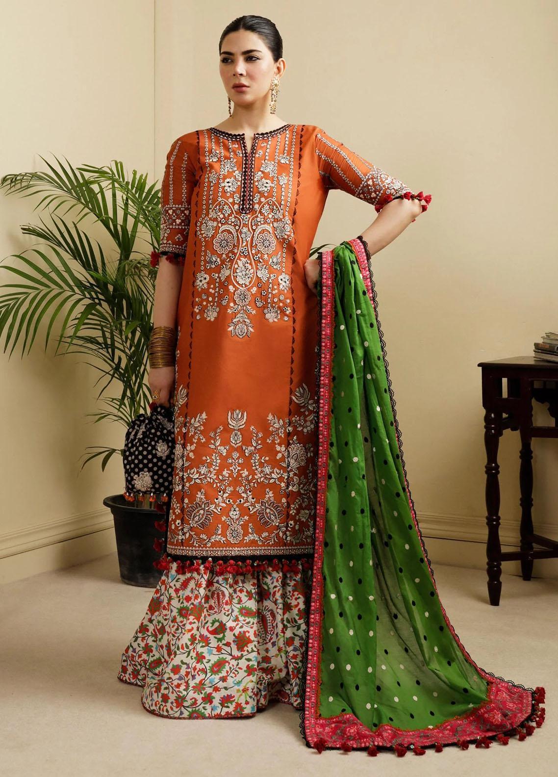 Hussain Rehar | Embroidered Lawn | STAR DUST - Rang-e-Khaas