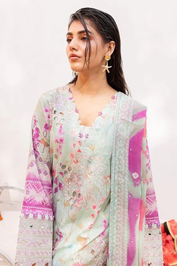 Nureh | Gardenia Lawn 24 | NS-136 A - Rang-e-Khaas