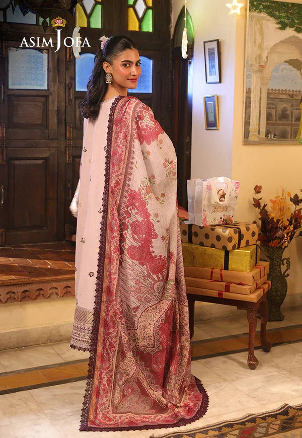 Asim Jofa | Summer Rhapsody | AJUBU-05 Embroidered Jacquard - Rang-e-Khaas