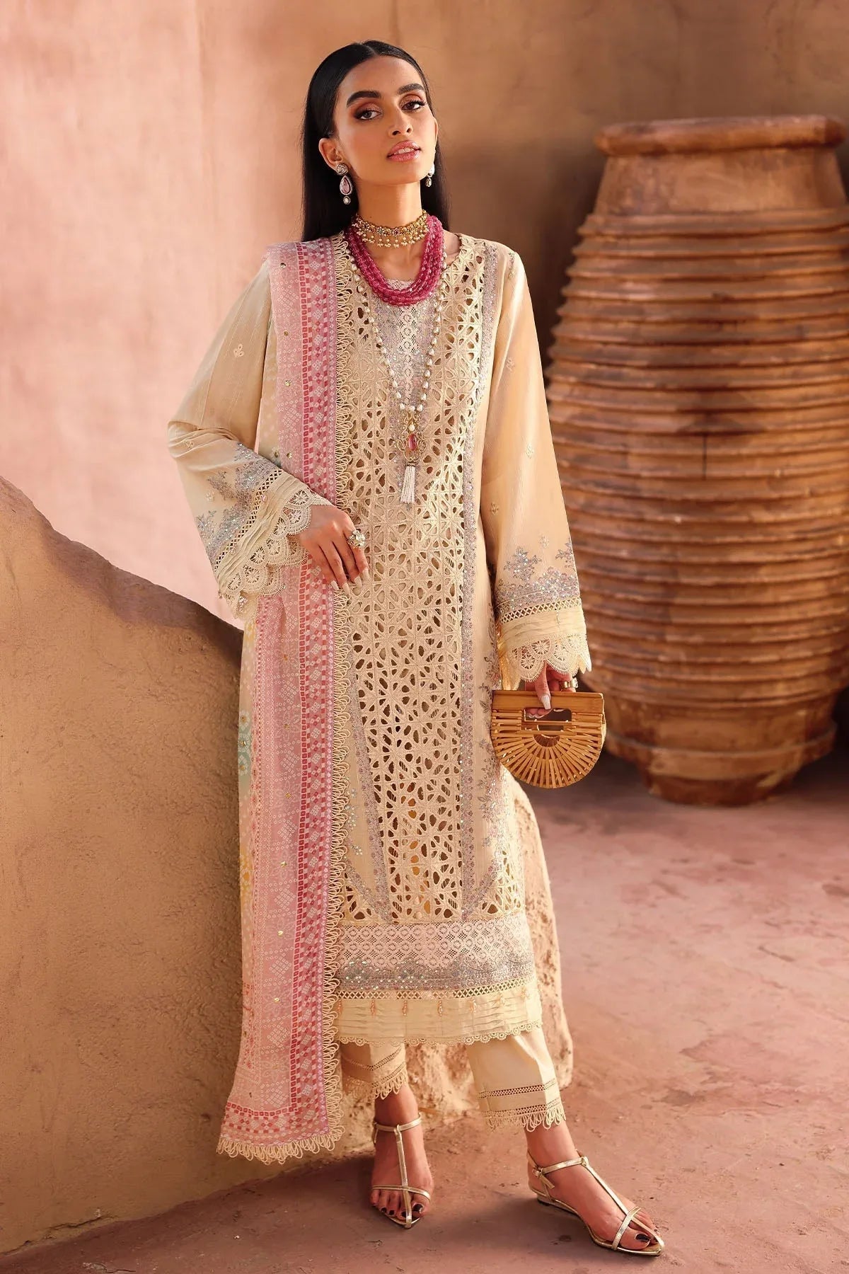 Nureh | Bazaar Lawn | NE-159 - Rang-e-Khaas