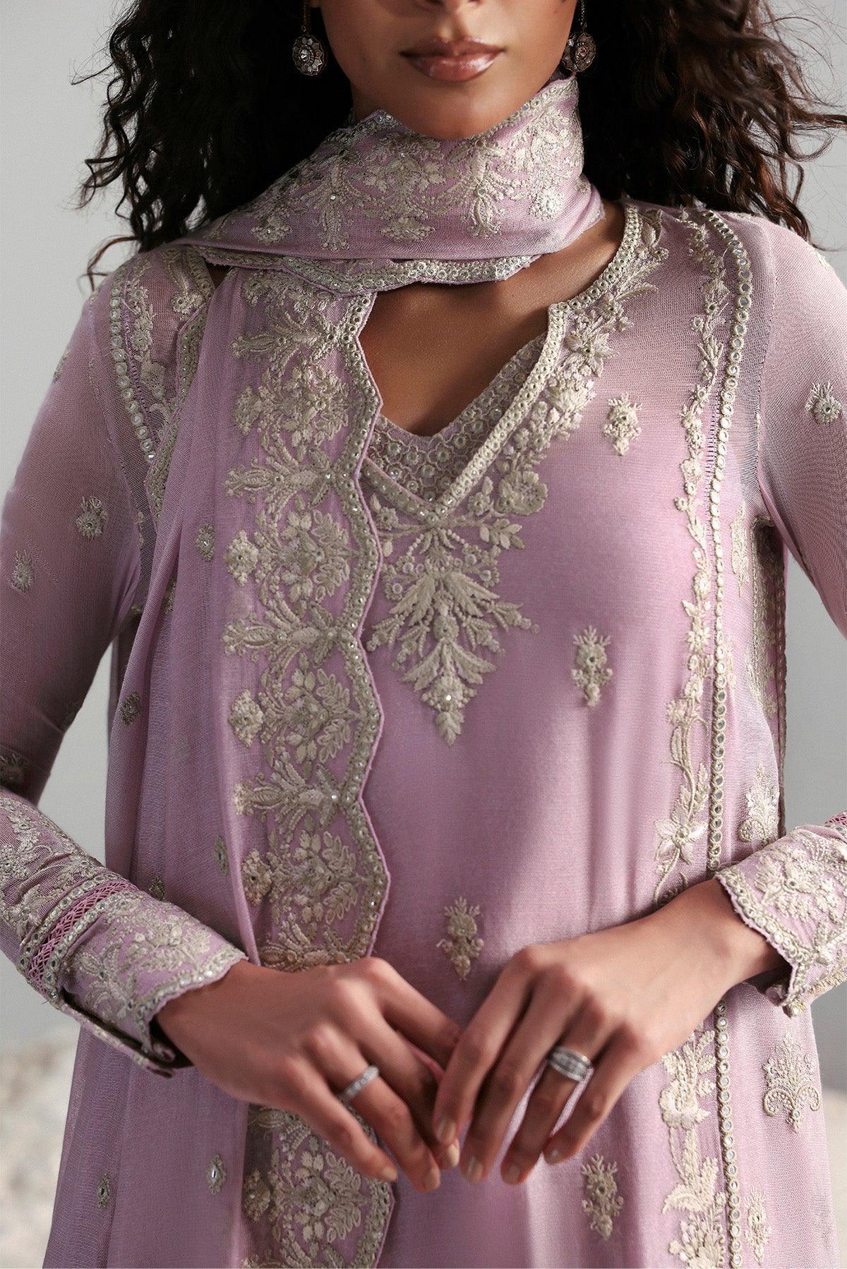 Afrozeh | Slate Ready to Wear | Elowen - Rang-e-Khaas