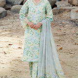Farasha | Printed Essentials | Mint Bloom