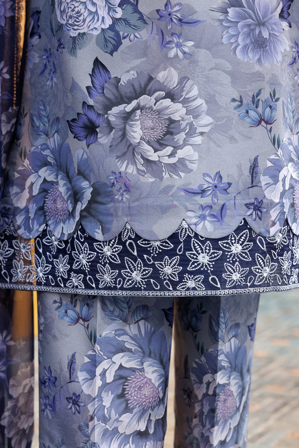 Farasha | Printed Essentials | Serene Haze - Rang-e-Khaas