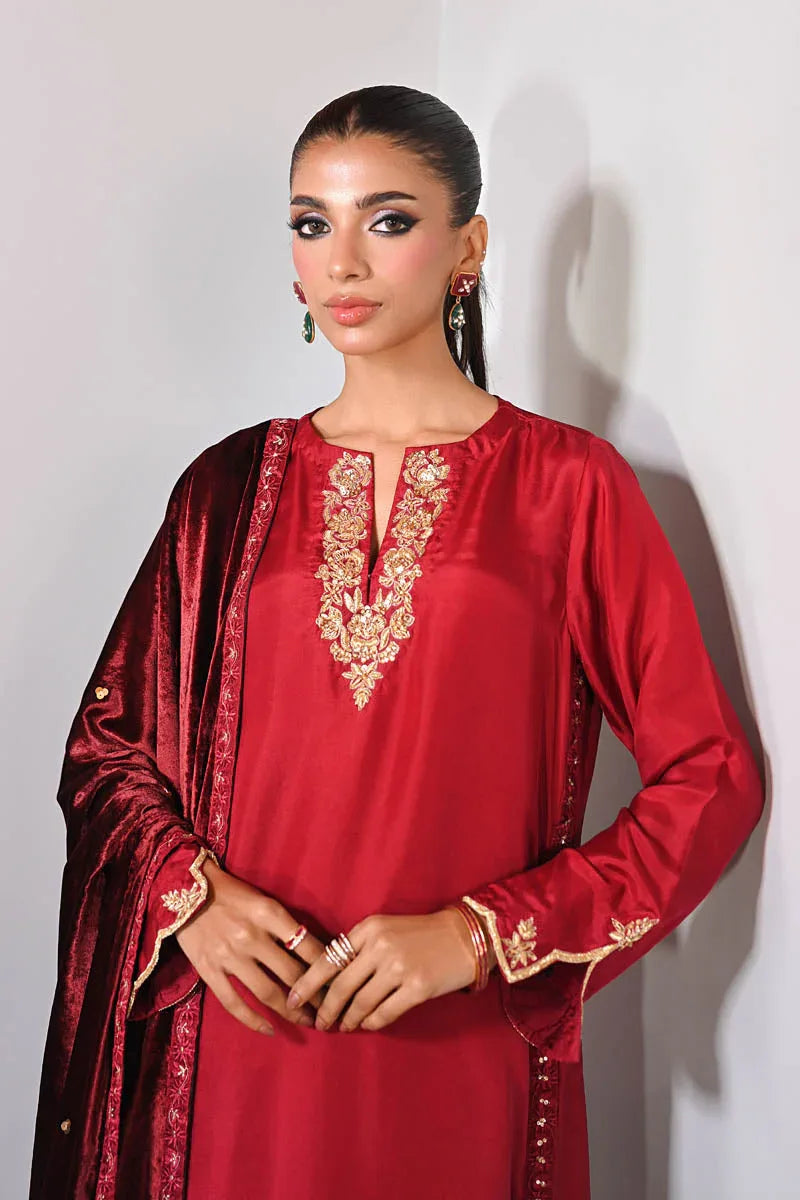 Hue Pret | Farasha Luxury Winter | Nurgul - Rang-e-Khaas