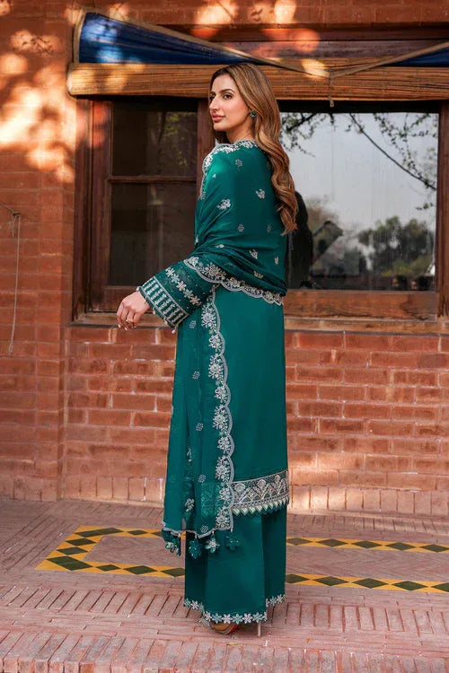 Farasha | Kaavish Lawn 24 | TEAL GARLAND - Rang-e-Khaas
