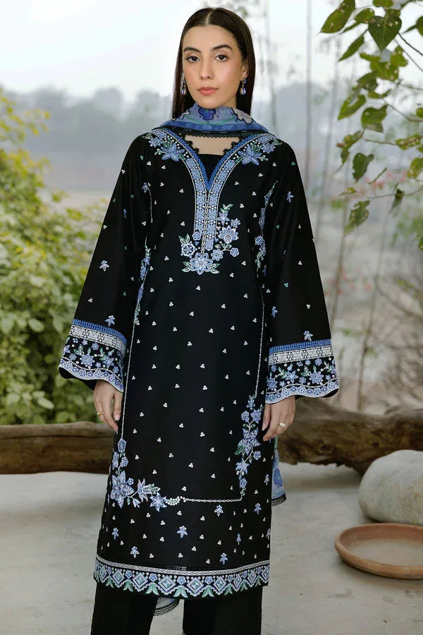 Farasha | Summer Weaves Embroidered Lawn | Ashen Light - Rang-e-Khaas