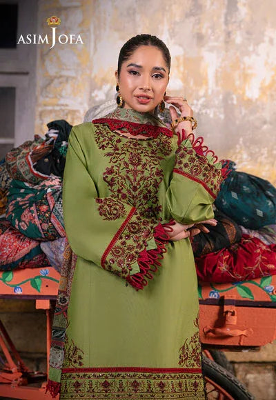 Asim Jofa | Embroidered Lawn Collection | AJAR-33 - Rang-e-Khaas