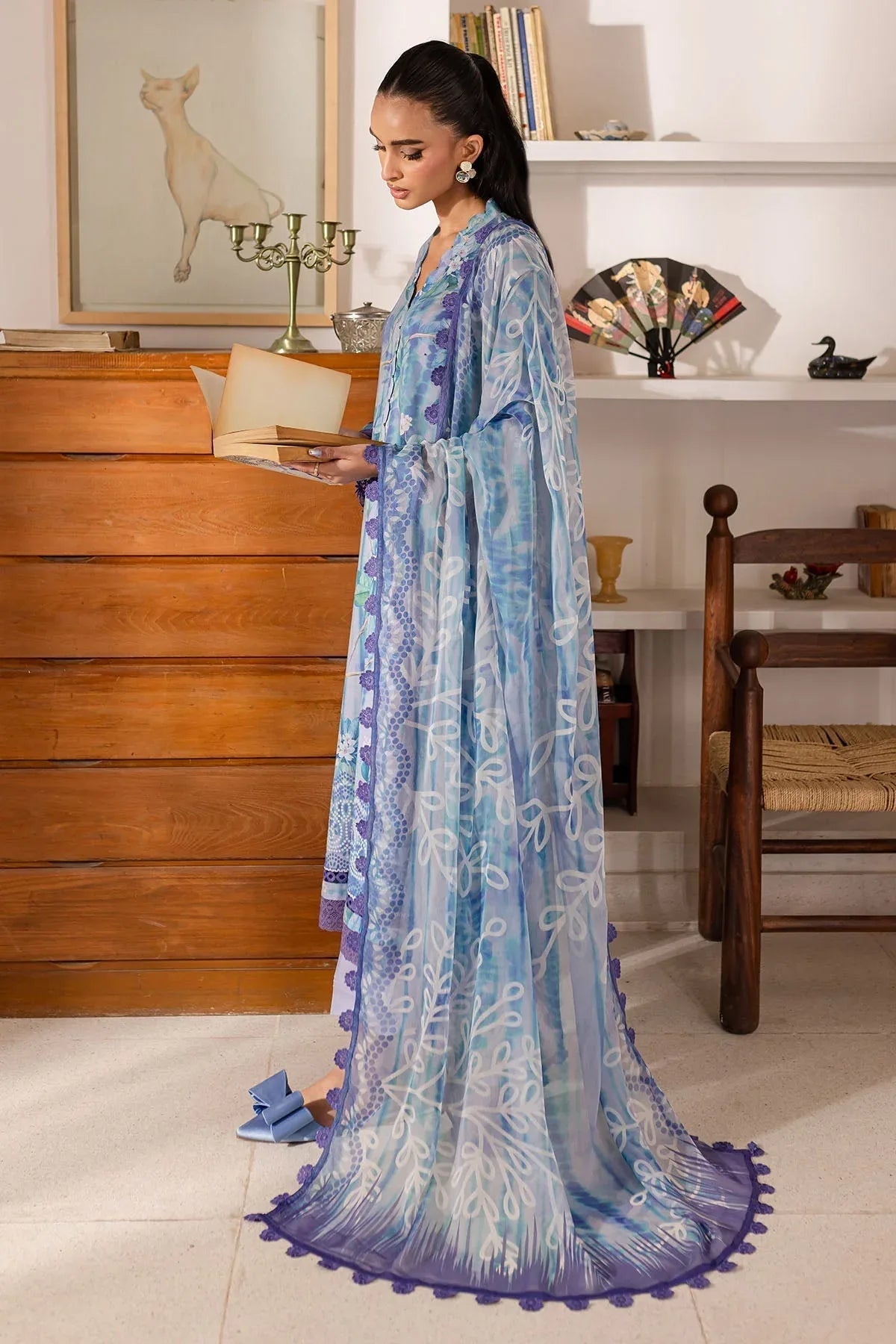 Nureh | Printed Lawn 25 | SP-146 - Rang-e-Khaas
