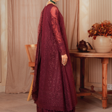 Iznik | Chiffonkari Formals | ICK-01 Embroidered Chiffon