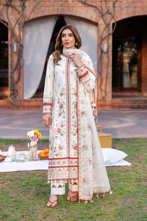Farasha | Kaavish Lawn 24 | SURREAL WHITE - Rang-e-Khaas