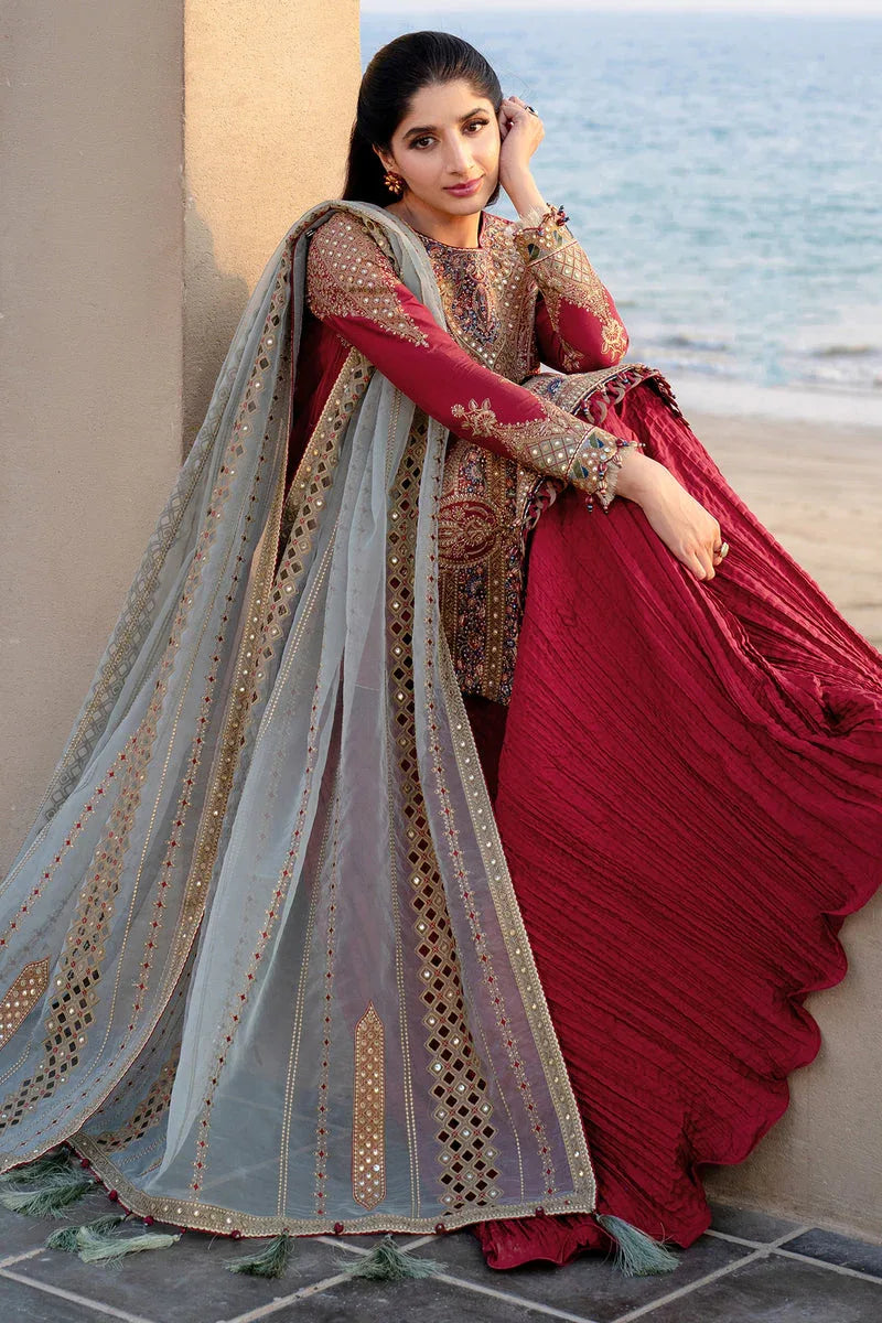 Jazmin | Shahkaar Luxury Lawn 25 | SL25-D5 - Rang-e-Khaas