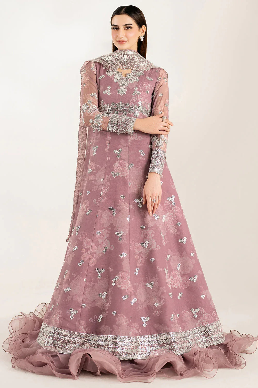Farasha | Fiorella Formals | Rosy Spark - Rang-e-Khaas