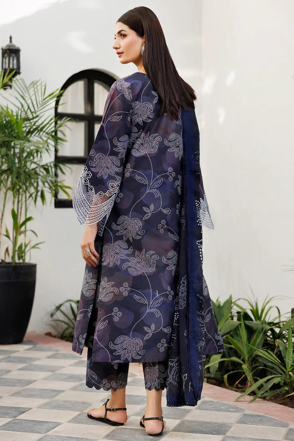 Farasha | Printed Essentials | Night Veil - Rang-e-Khaas