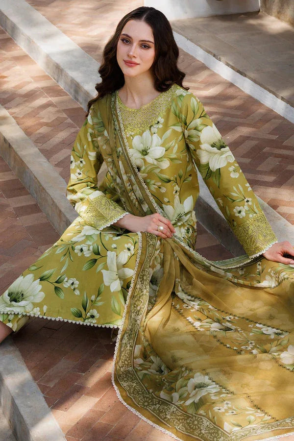 Farasha | Printed Essentials | Marigold Haze - Rang-e-Khaas