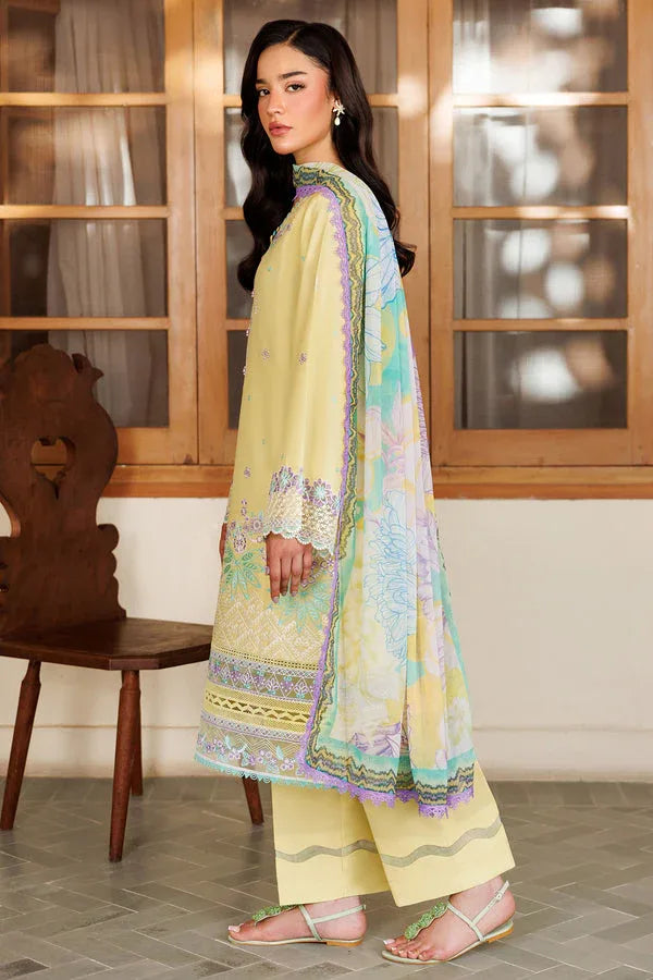 Farasha | Summer Weaves Embroidered Lawn | Daisy Dreams - Rang-e-Khaas