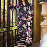 Elaf Premium Print Chikankari Lawn Unstitched 3Pc Suit ECT-02B DARIEN