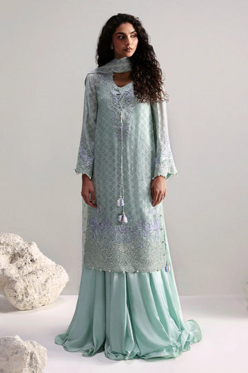 Afrozeh | Slate Ready to Wear | Elysia - Rang-e-Khaas