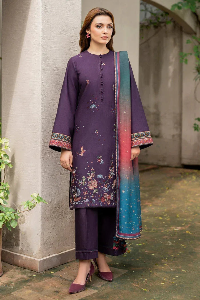 Jazmin | Winter Edition 24 | KHADDAR UW-0050 - Rang-e-Khaas