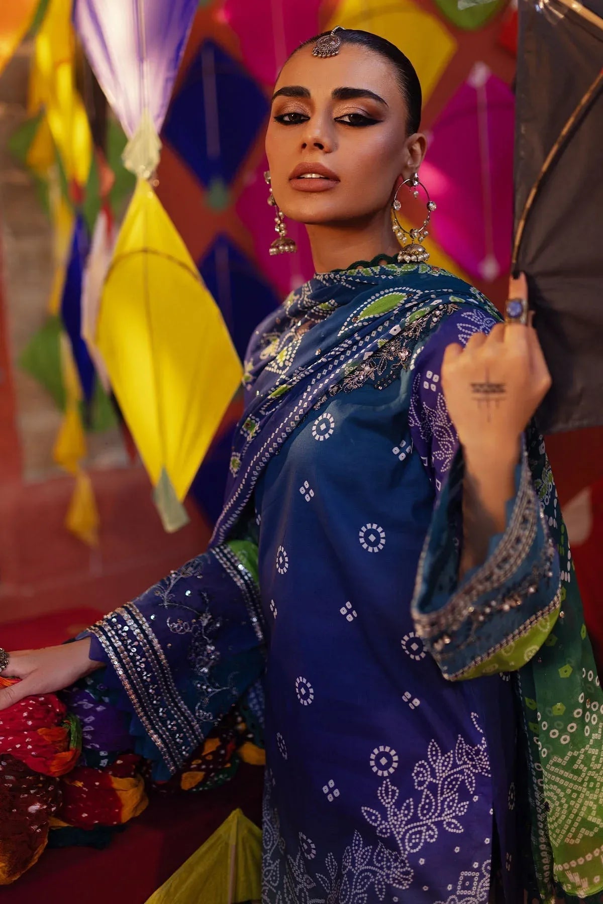Nureh | Bazaar Lawn | NS-133 - Rang-e-Khaas