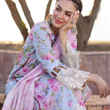 Elaf Premium | Prints Chikankari 24 | 04A OCEAN BLOSSOMS
