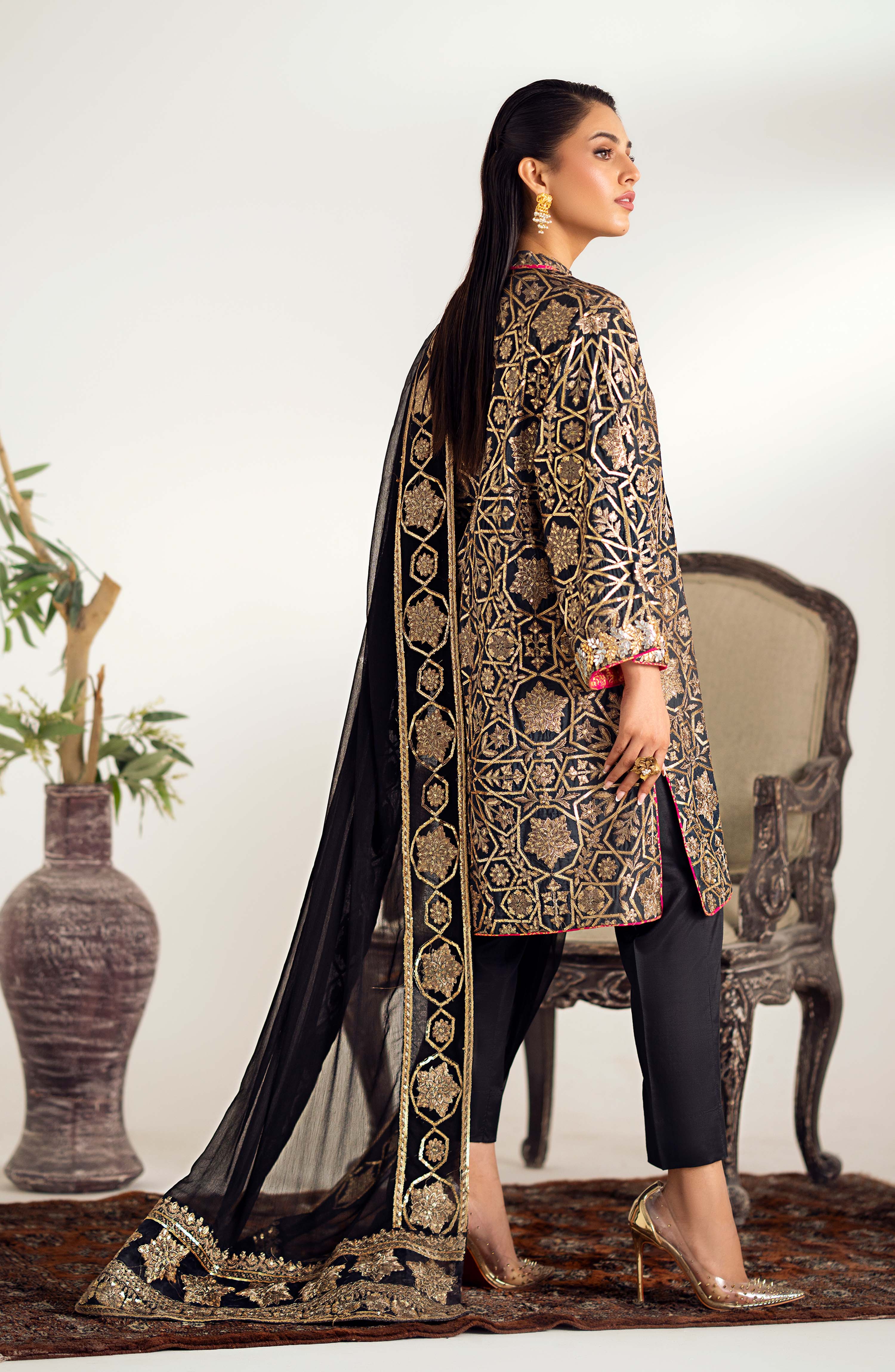 Maryum N Maria | Dastan Formals | ALIRA - MS40016 - Rang-e-Khaas
