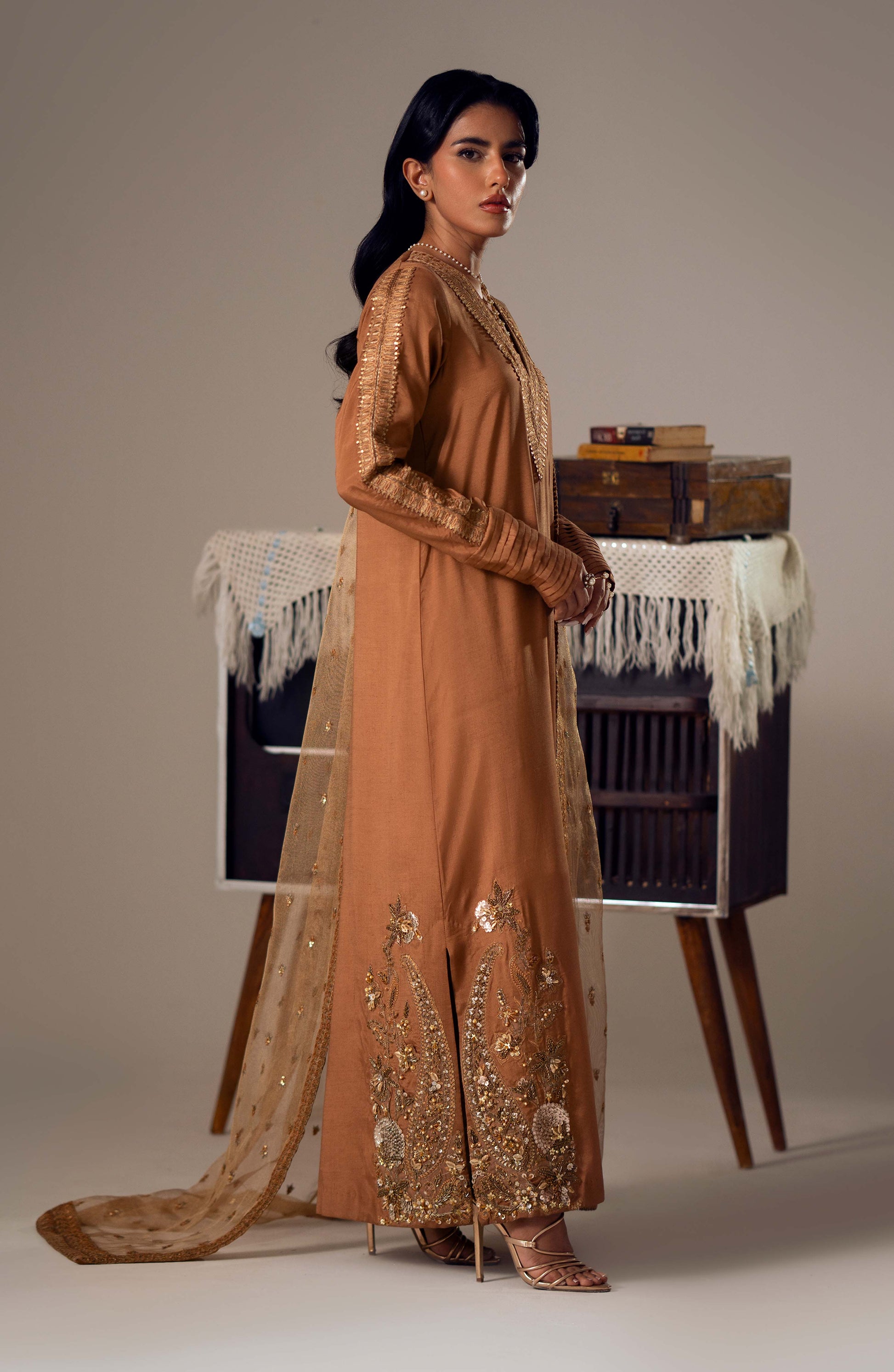 Maryum N Maria | Dastan Formals | ZARIA - MS40019 - Rang-e-Khaas