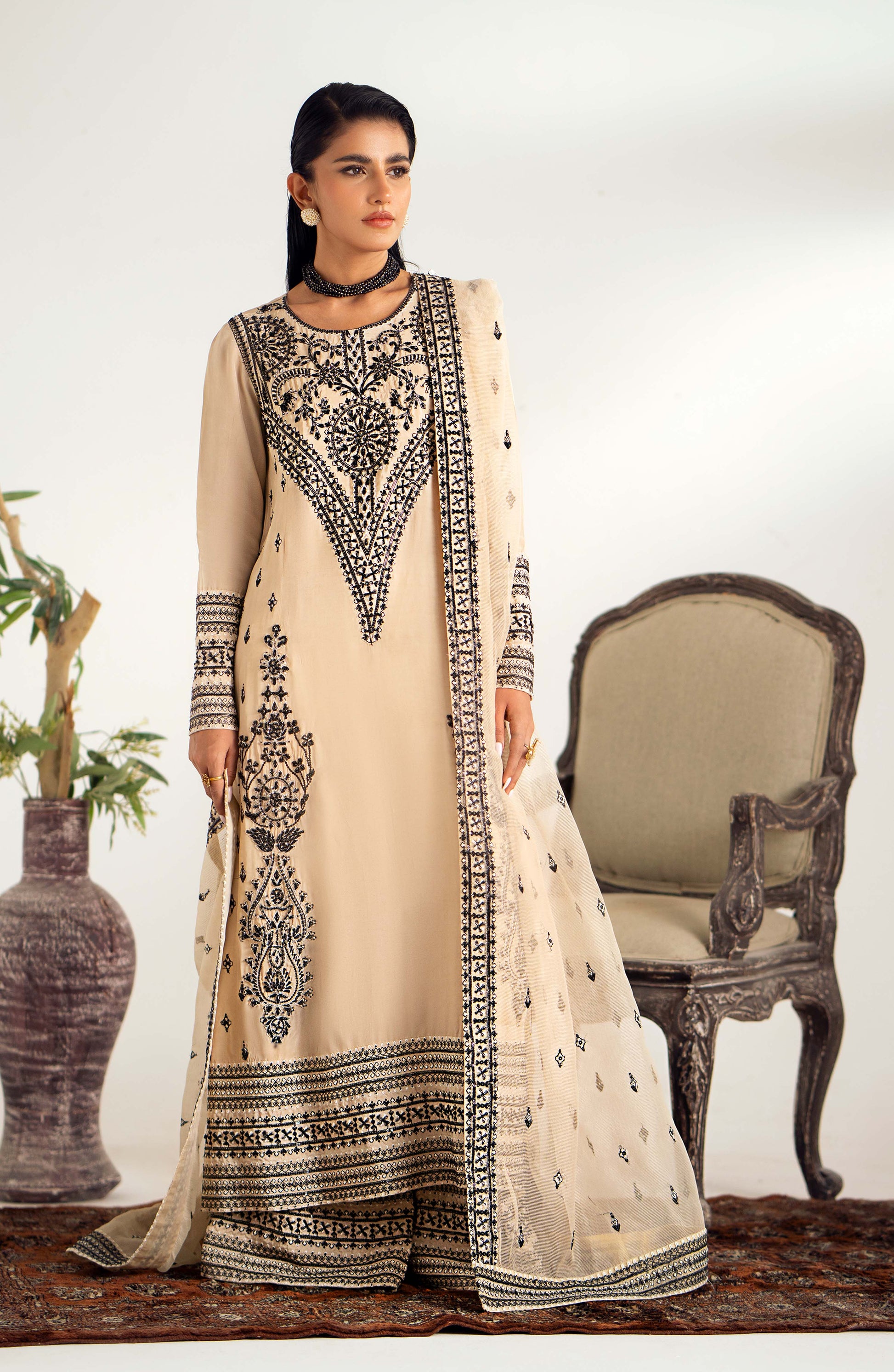 Maryum N Maria | Dastan Formals | DEYA - MS40022 - Rang-e-Khaas