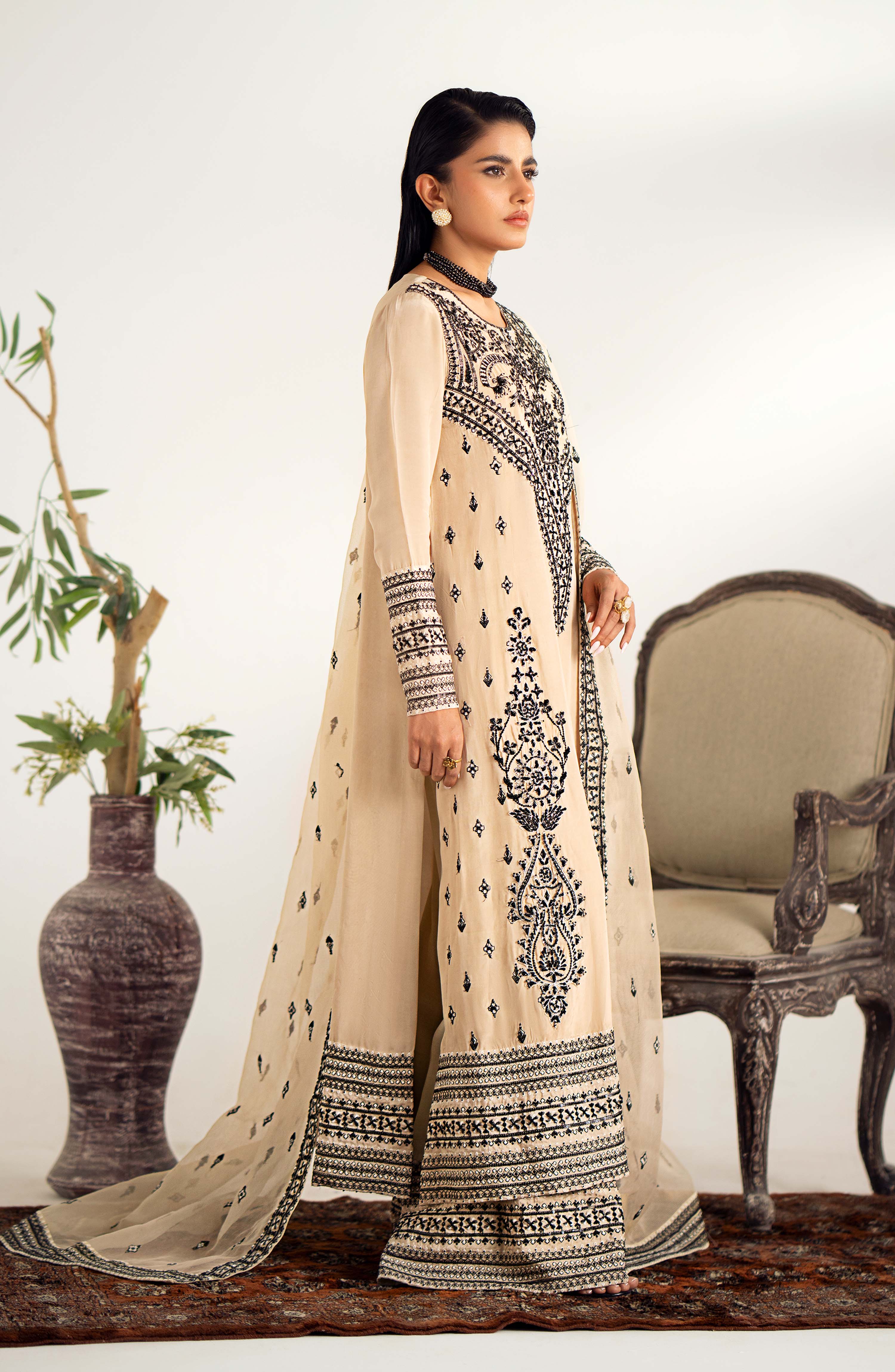 Maryum N Maria | Dastan Formals | DEYA - MS40022 - Rang-e-Khaas