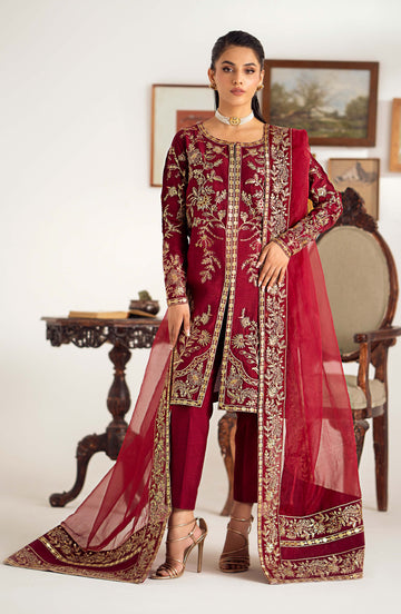 Maryum N Maria | Dastan Formals | ROSELA - MS40023 - Rang-e-Khaas