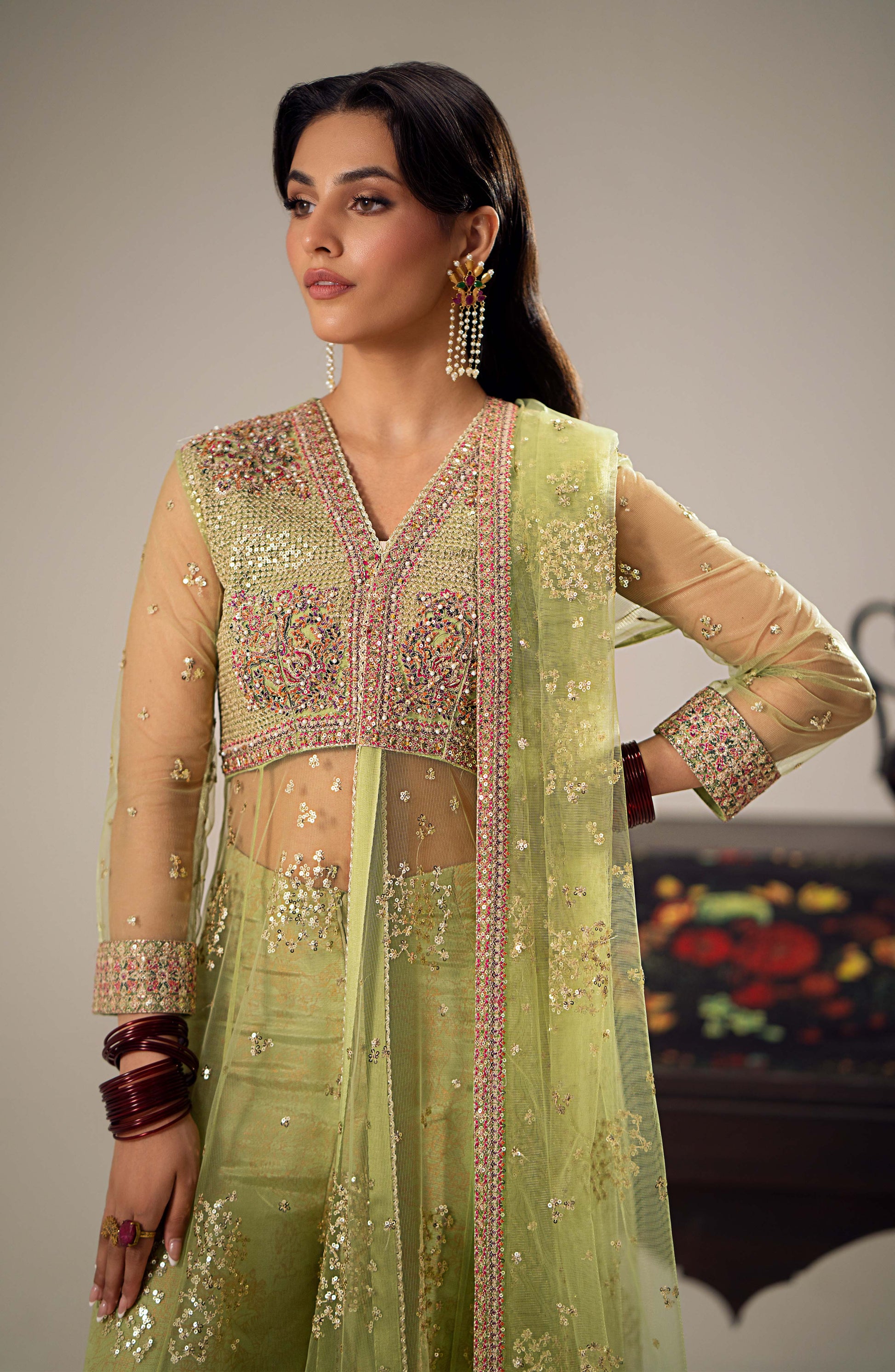 Maryum N Maria | Dastan Formals | ERINA - MS40024 - Rang-e-Khaas