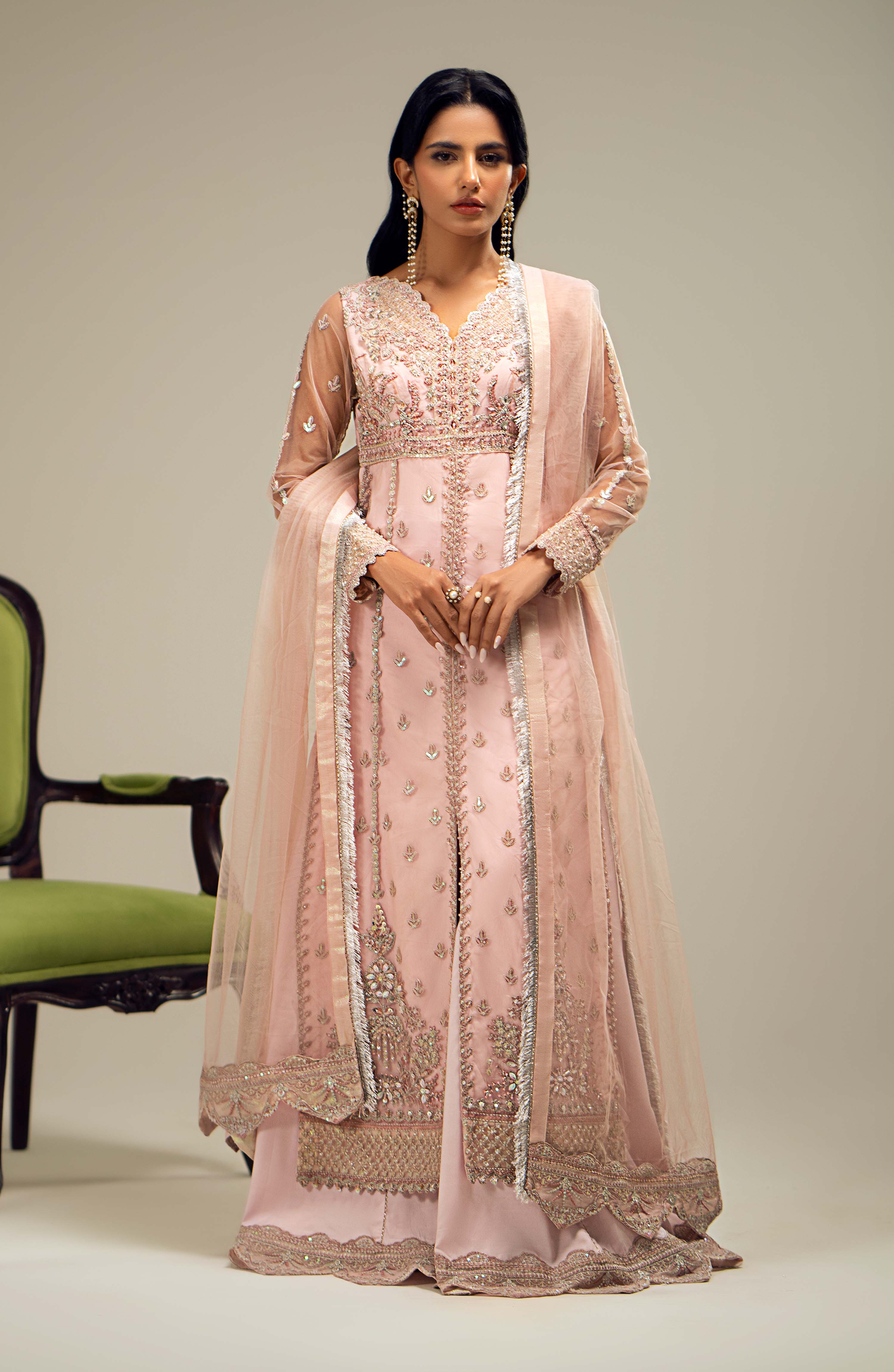 Maryum N Maria | Dastan Formals | MARA - MS40025 - Rang-e-Khaas