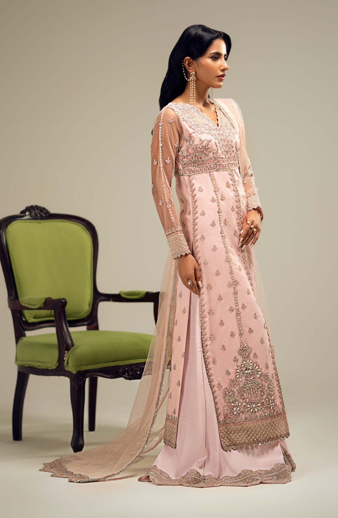 Maryum N Maria | Dastan Formals | MARA - MS40025 - Rang-e-Khaas