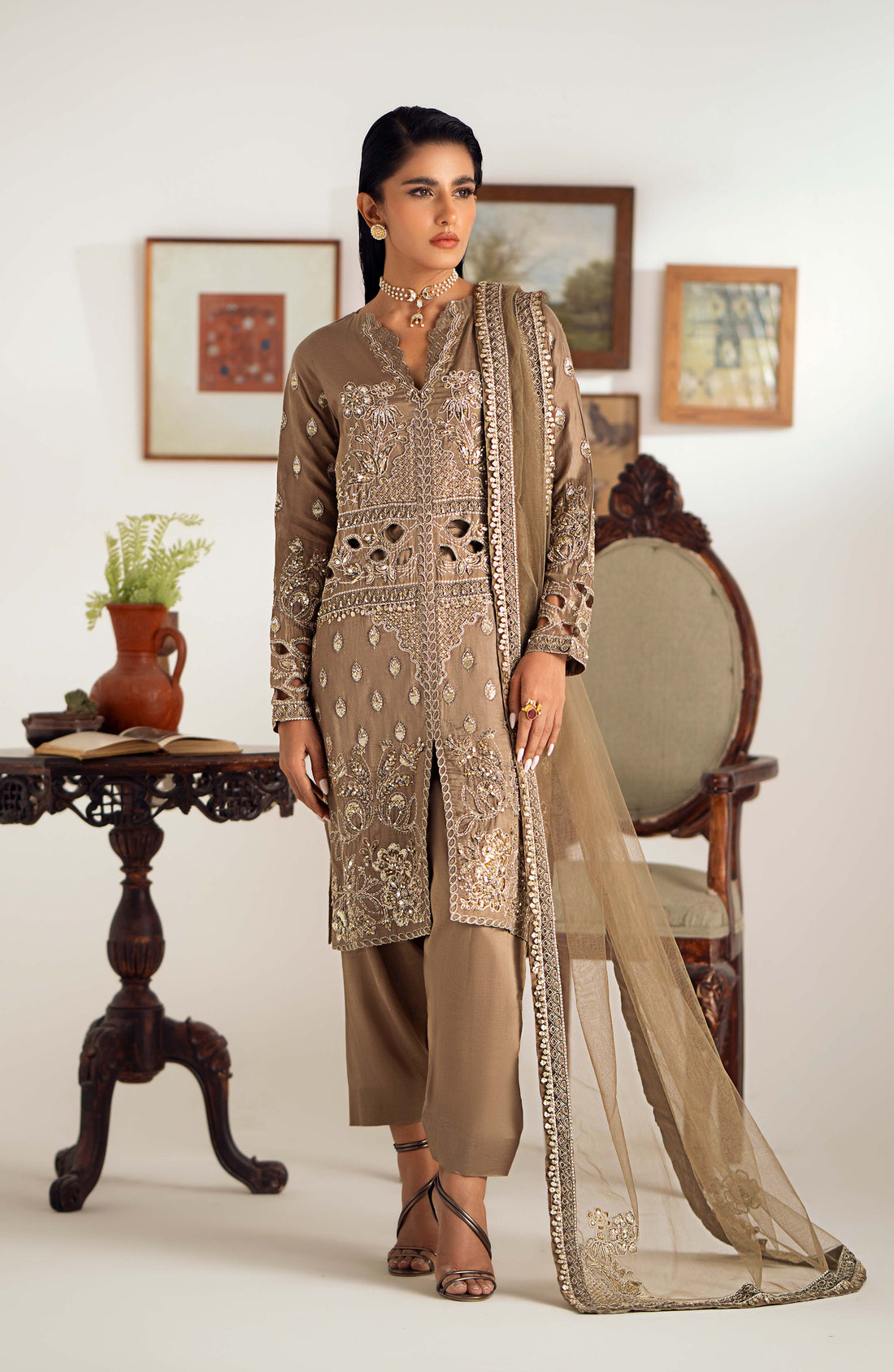 Maryum N Maria | Dastan Formals | ARELA - MS40029 - Rang-e-Khaas
