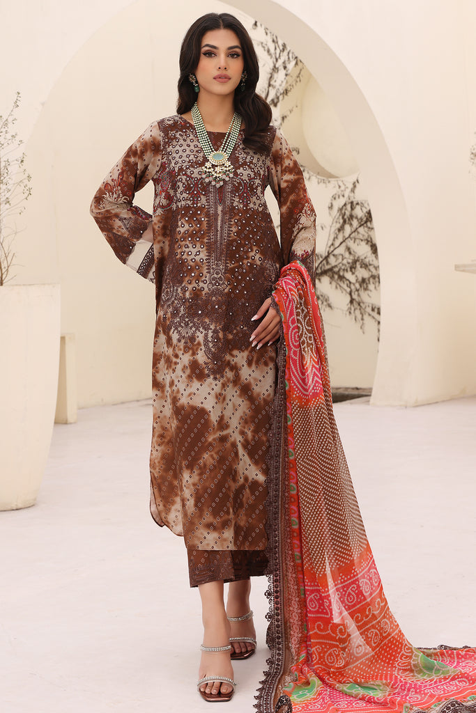 Charizma | Naranji Embroidered Lawn 24 | CN4-008 - Rang-e-Khaas