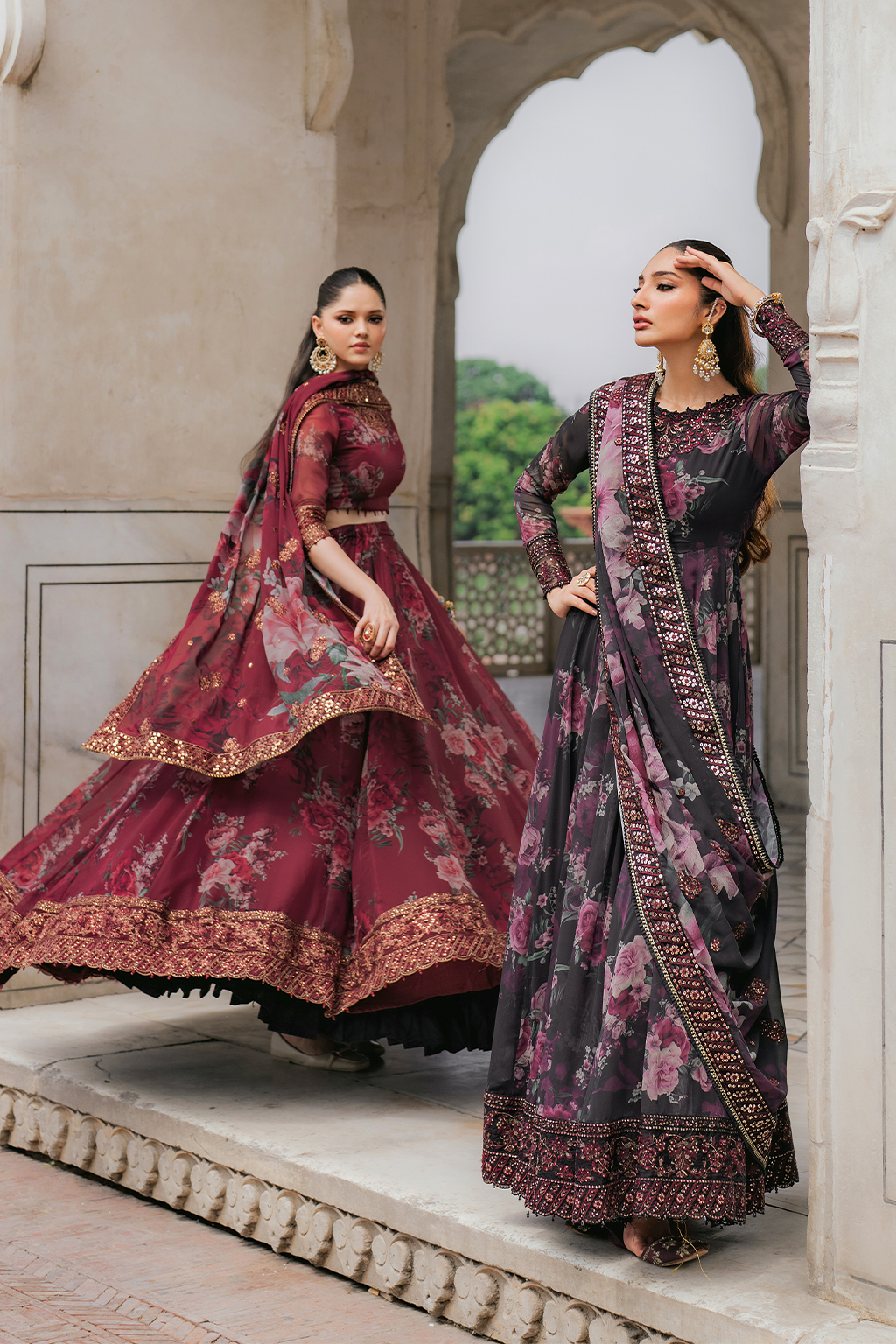 Iznik UE-315 Printed Chiffon