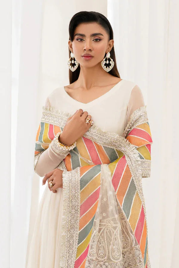 Baroque | Luxury Pret 25 | EMBROIDERED CHIFFON PR-1098 - Rang-e-Khaas