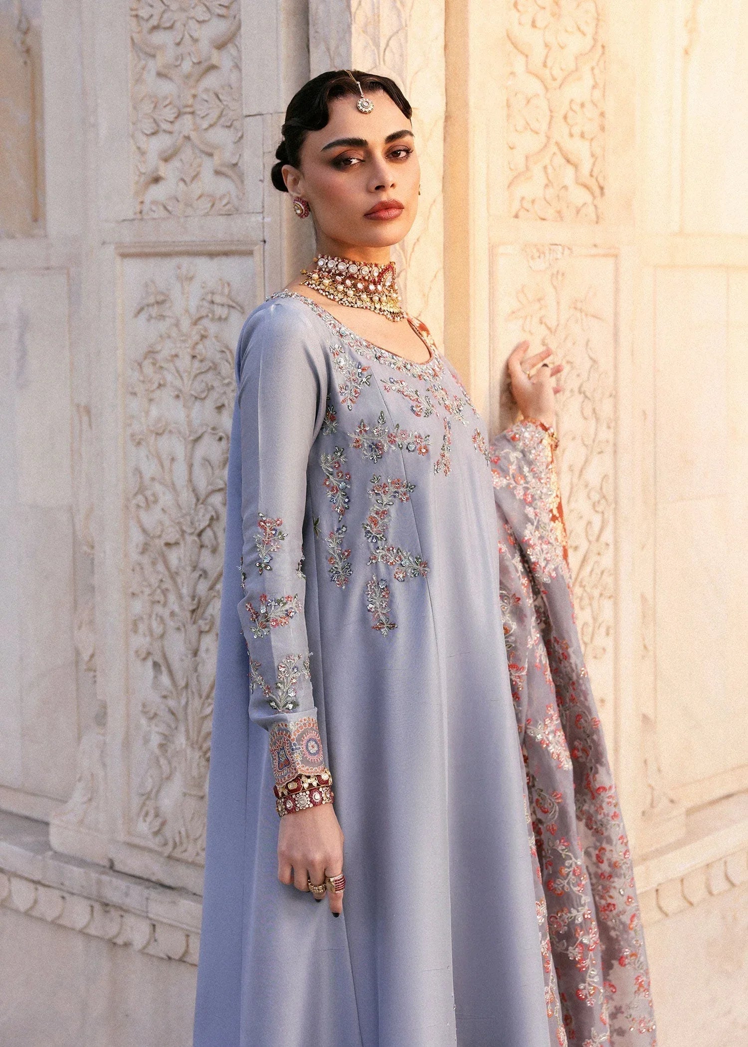 Hussain Rehar | Luxury Pret AW 25 | Periwina - Rang-e-Khaas