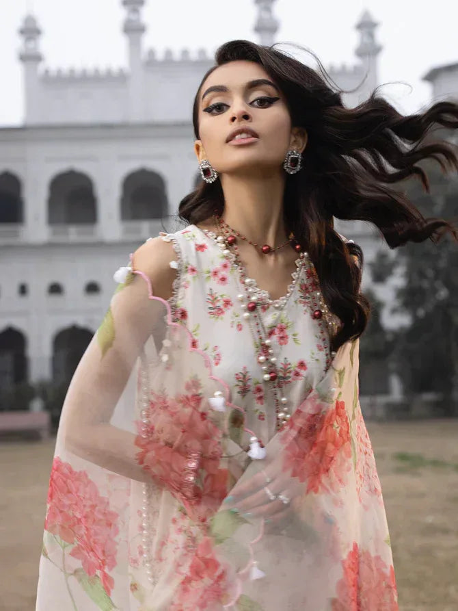 Faiza Faisal | Maya Luxury Lawn | Sandra - Rang-e-Khaas