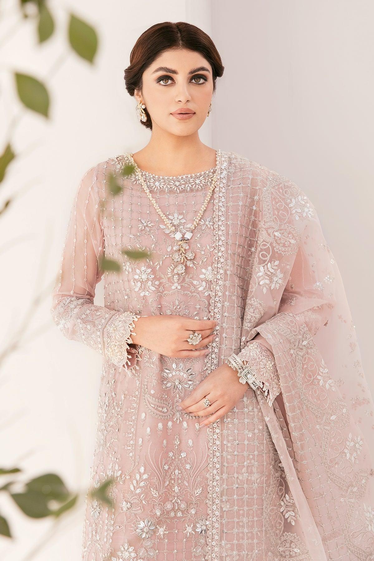 EMBROIDERED CHIFFON CH11-05 STITCHED