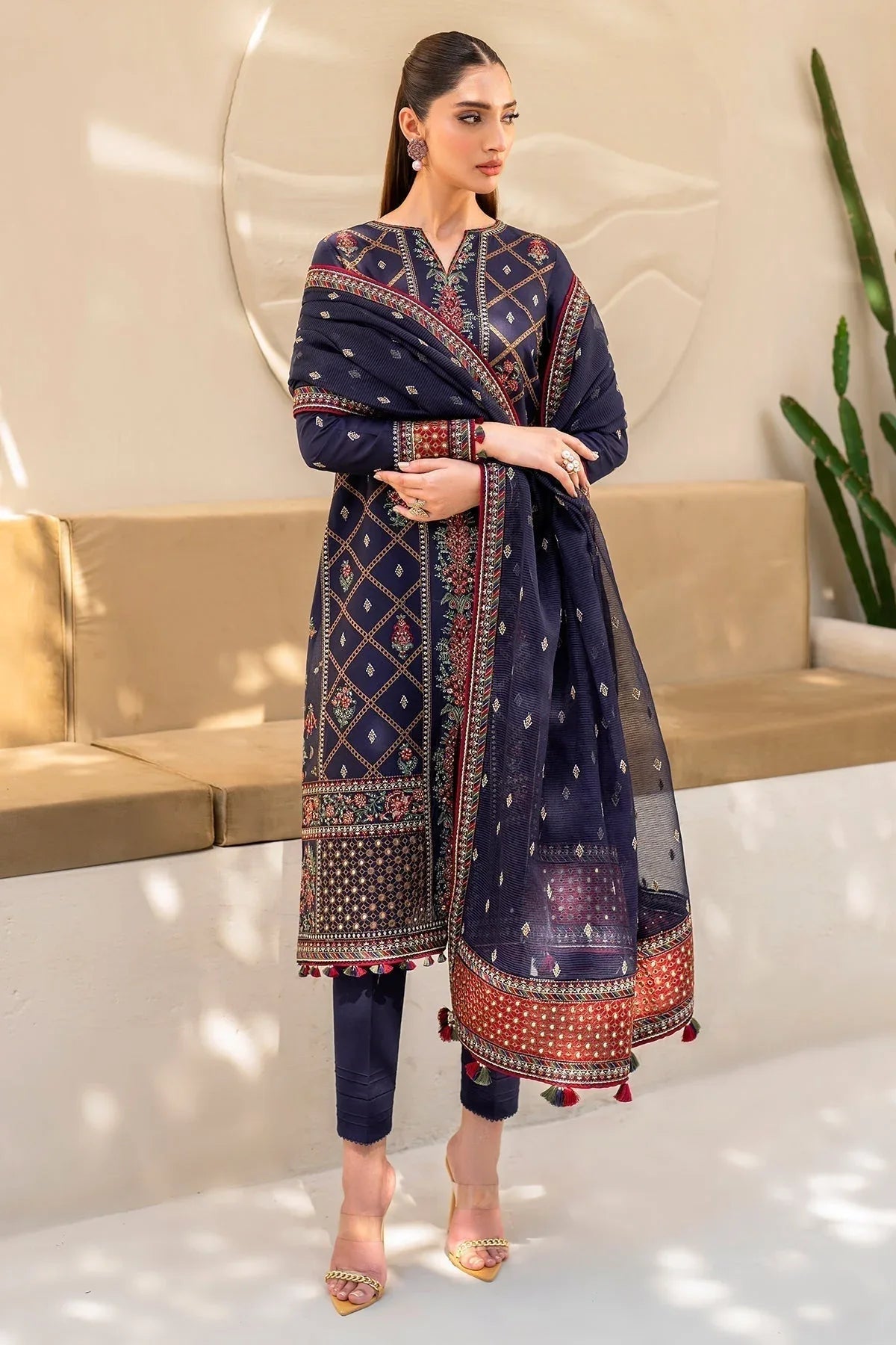 Jazmin | Irish Lawn SS 24 | D6 - Rang-e-Khaas