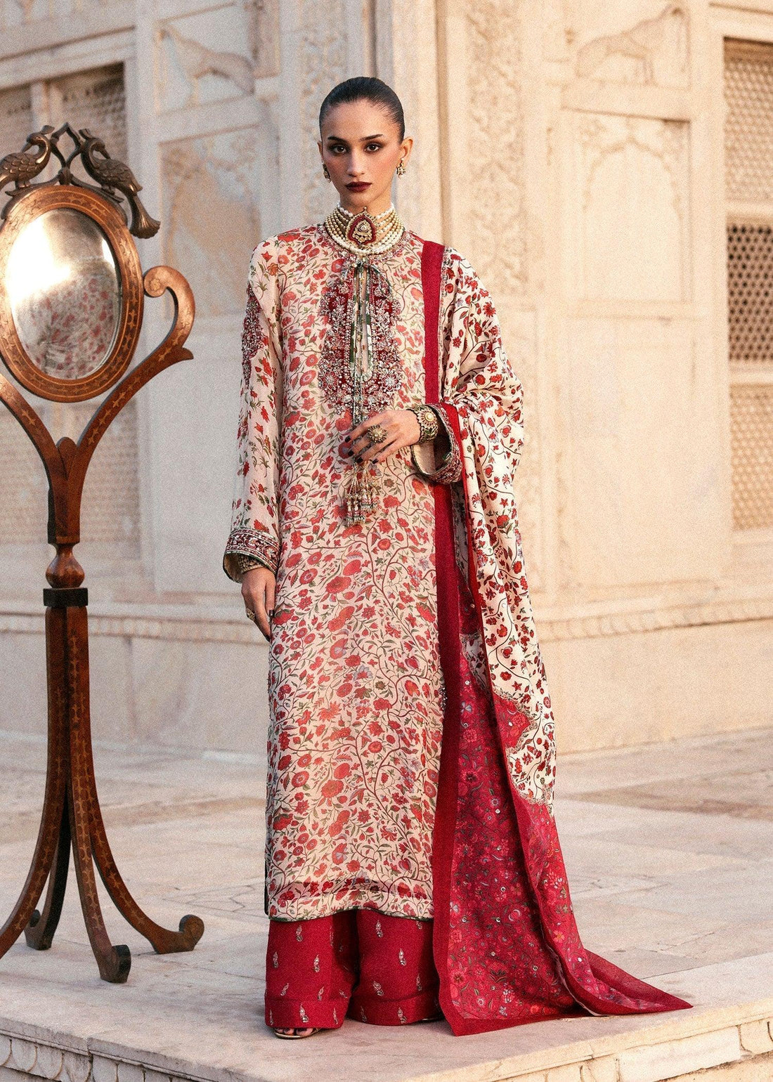 Hussain Rehar | Luxury Pret AW 25 | Ivoria - Rang-e-Khaas