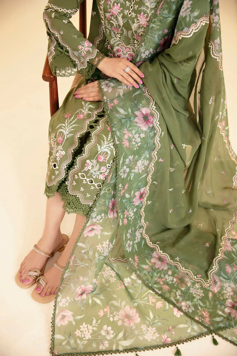 Qalamkar | Qlinekari Luxury Lawn | SQ-14 SEMAL - Rang-e-Khaas